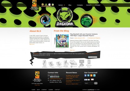 New Web Design Launch: Black Lantern Studios!